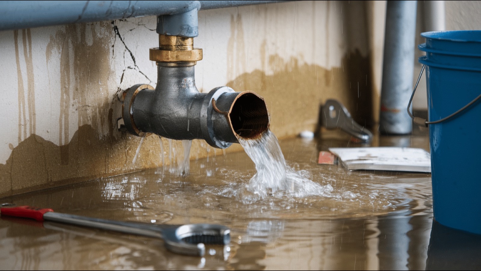 Plumber inspecting a residential sink connection